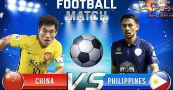ทีเด็ดบอล จีน Vs ฟิลิปปินส์ - 7 มิถุนายน 2564